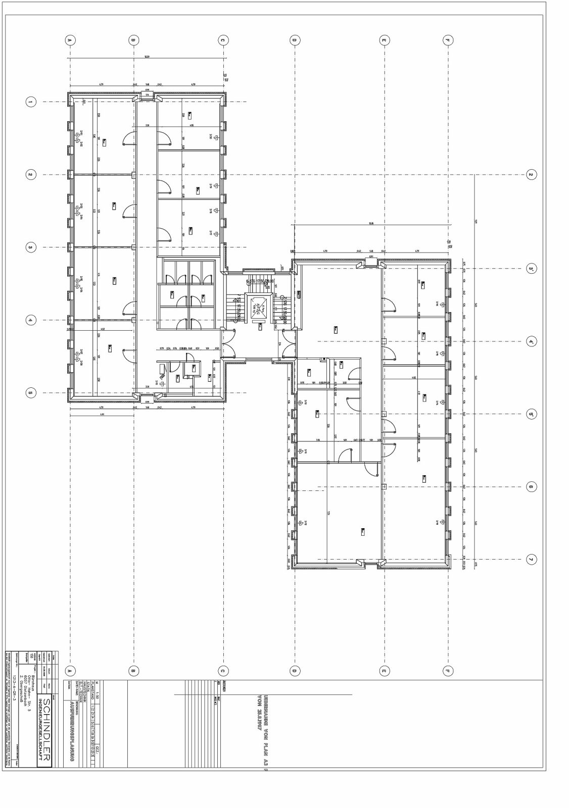 Grundriss 2. Obergeschoss mit Änderungen