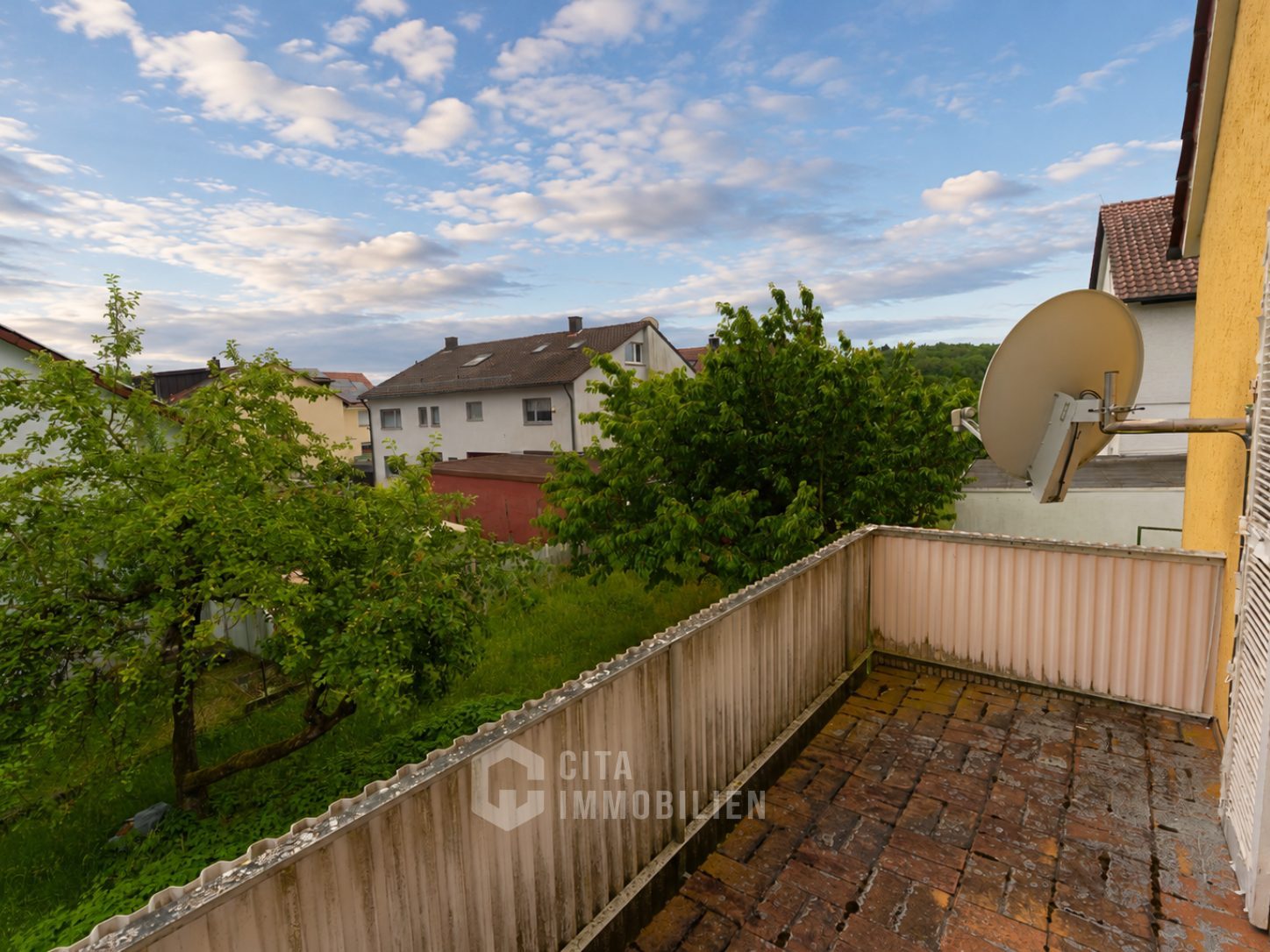 Balkon Vorher