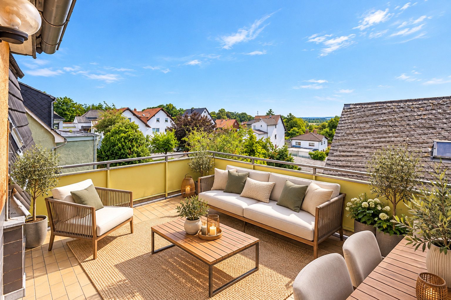 Großzügige Dachterrasse