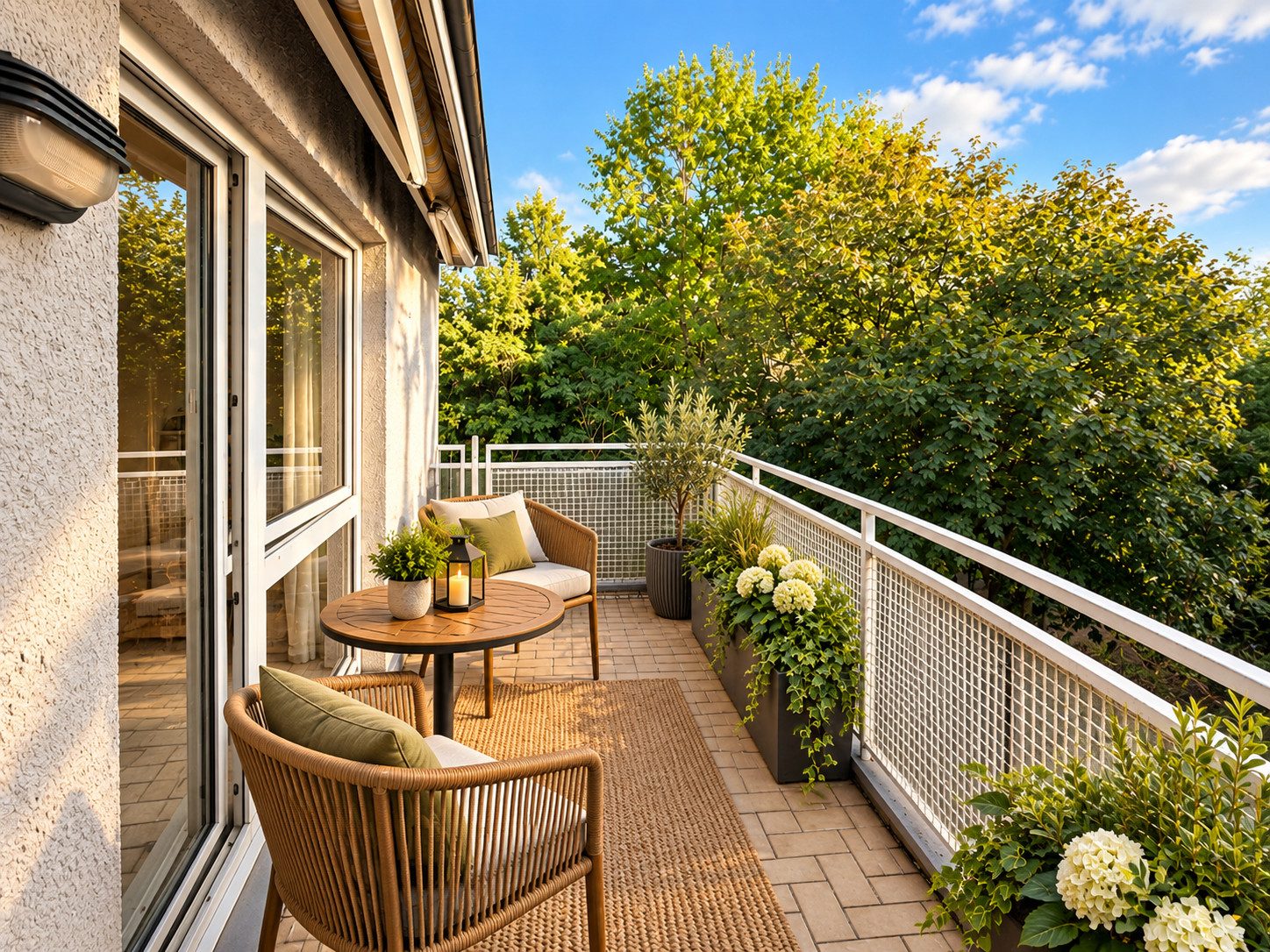 Balkon visualisiert